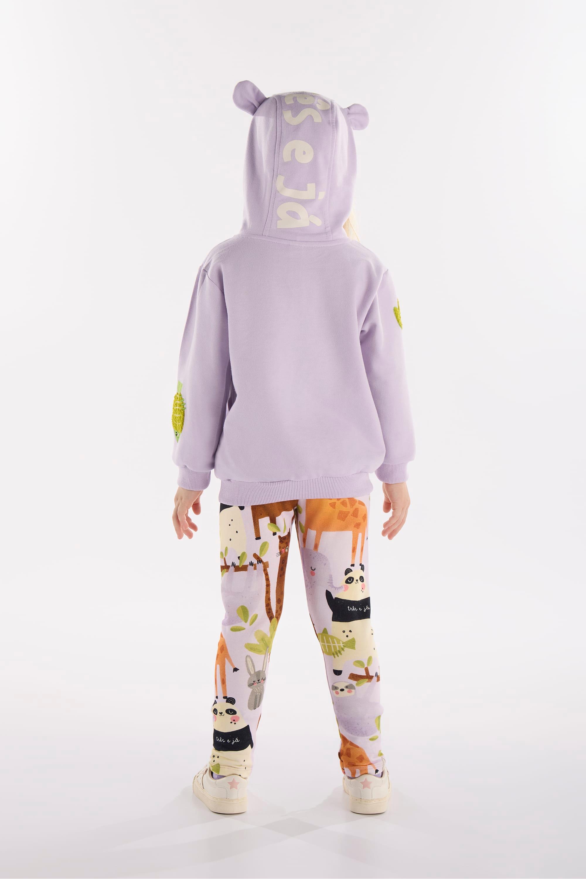Conjunto Infantil Feminino Safári Encantado (Roxo) Três e Já - Imagem 45